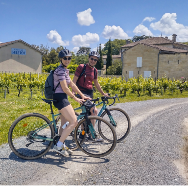 Bike routes around Bordeaux : Wine and gastronomy